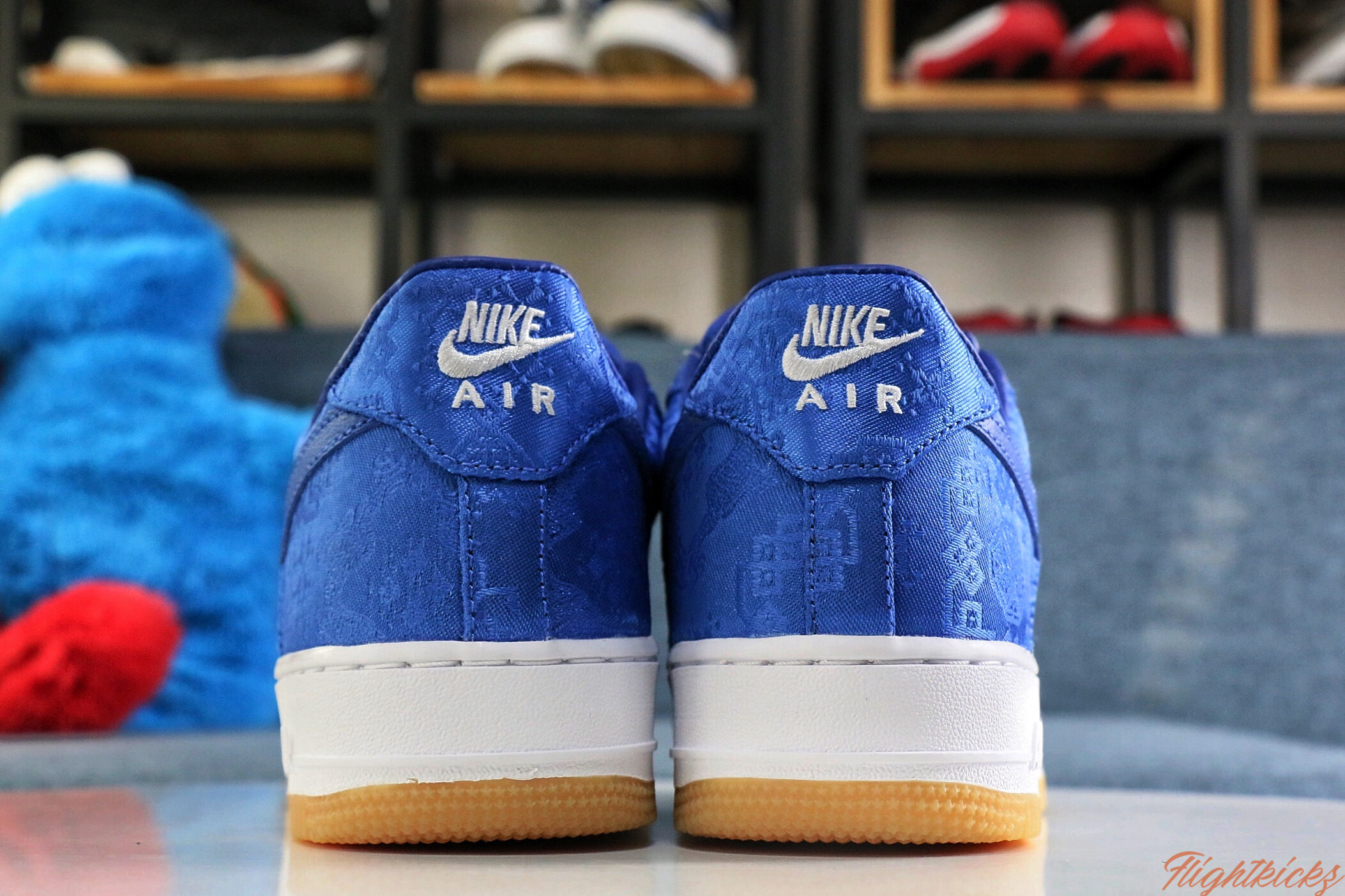 2019 CLOT x Nike Air Force 1 Low Game Royal