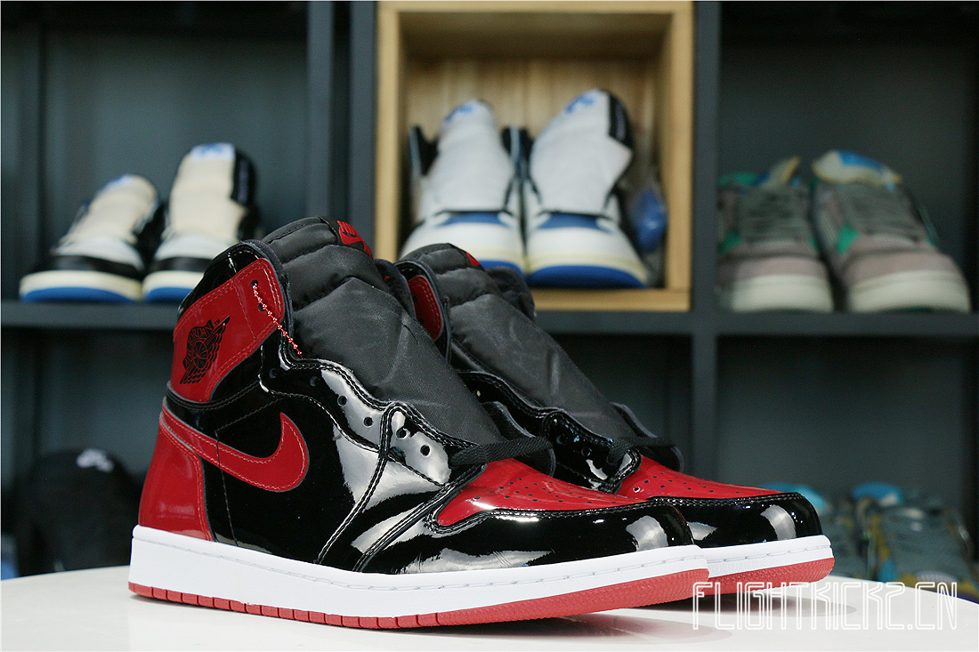 Air Jordan 1 Retro High OG Patent Bred 2021 (LN5 A1 Batch)