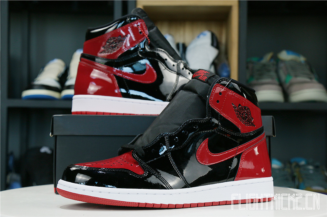 Air Jordan 1 Retro High OG Patent Bred 2021 (LN5 A1 Batch)