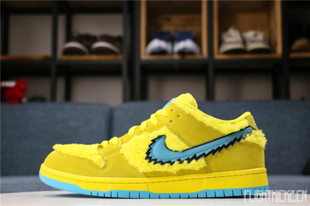 Grateful Dead x Nike SB Dunk Low Yellow