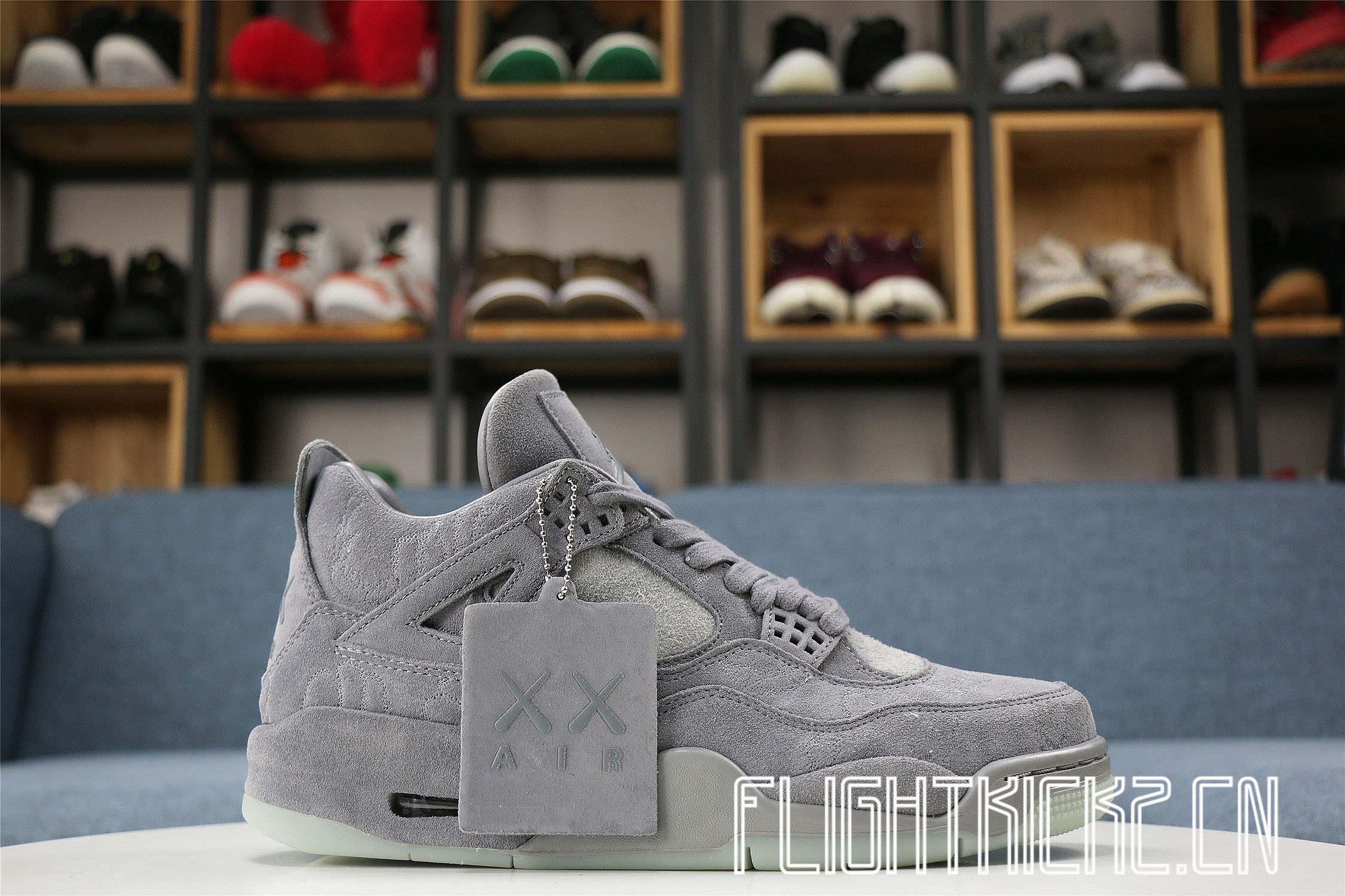 Kaws X Air Jordan 4 Retro Grey 2017 (LN5 A1 Batch)