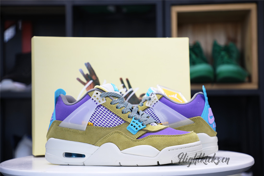 Union LA X Air Jordan 4 Retro “Desert Moss” 2021