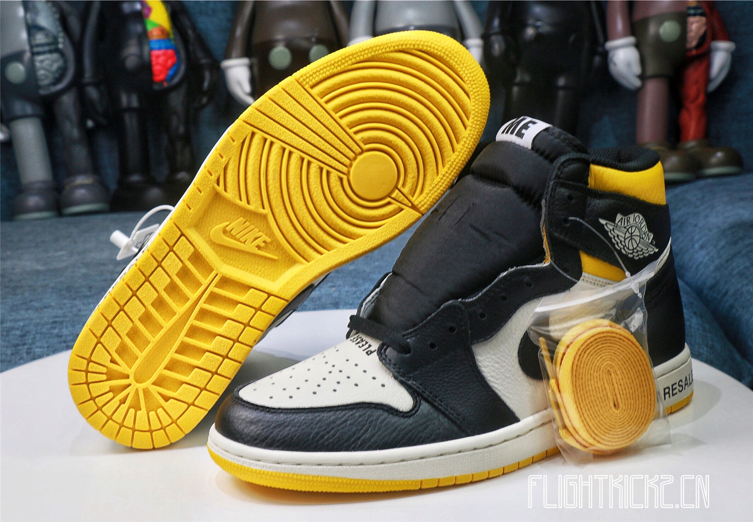 Air Jordan 1 Retro “Not For Resale Yellow 2018