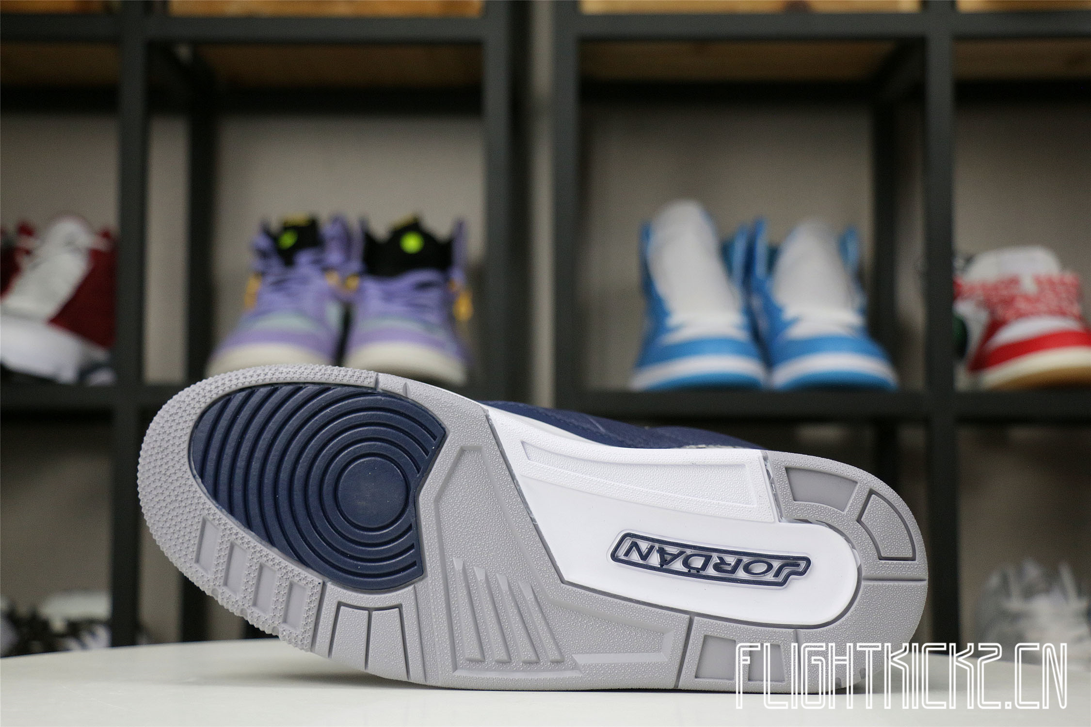 Air Jordan 3 Georgetown/Midnight Navy 2021