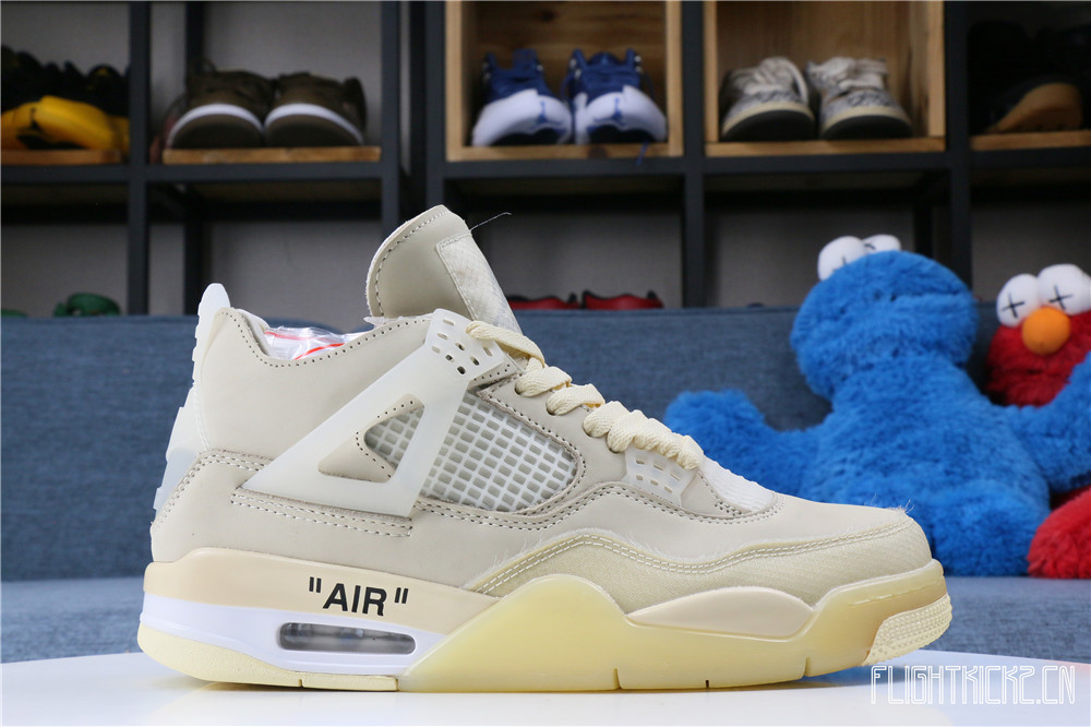 Off White x Air Jordan 4 Sail 2020 (LN5 A1 Batch)