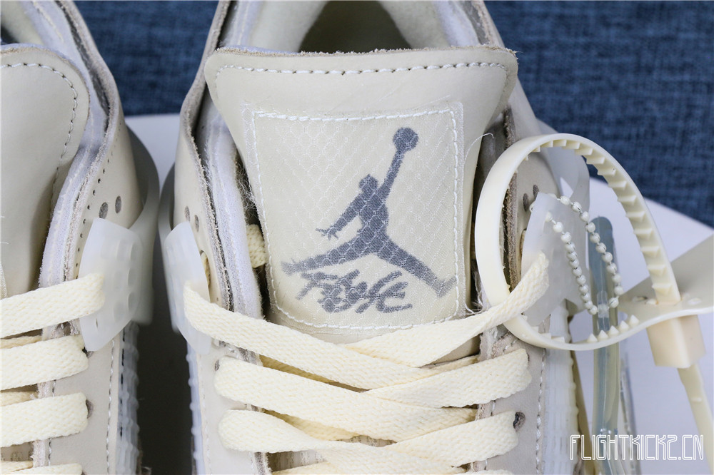 Off White x Air Jordan 4 Sail 2020 (LN5 A1 Batch)