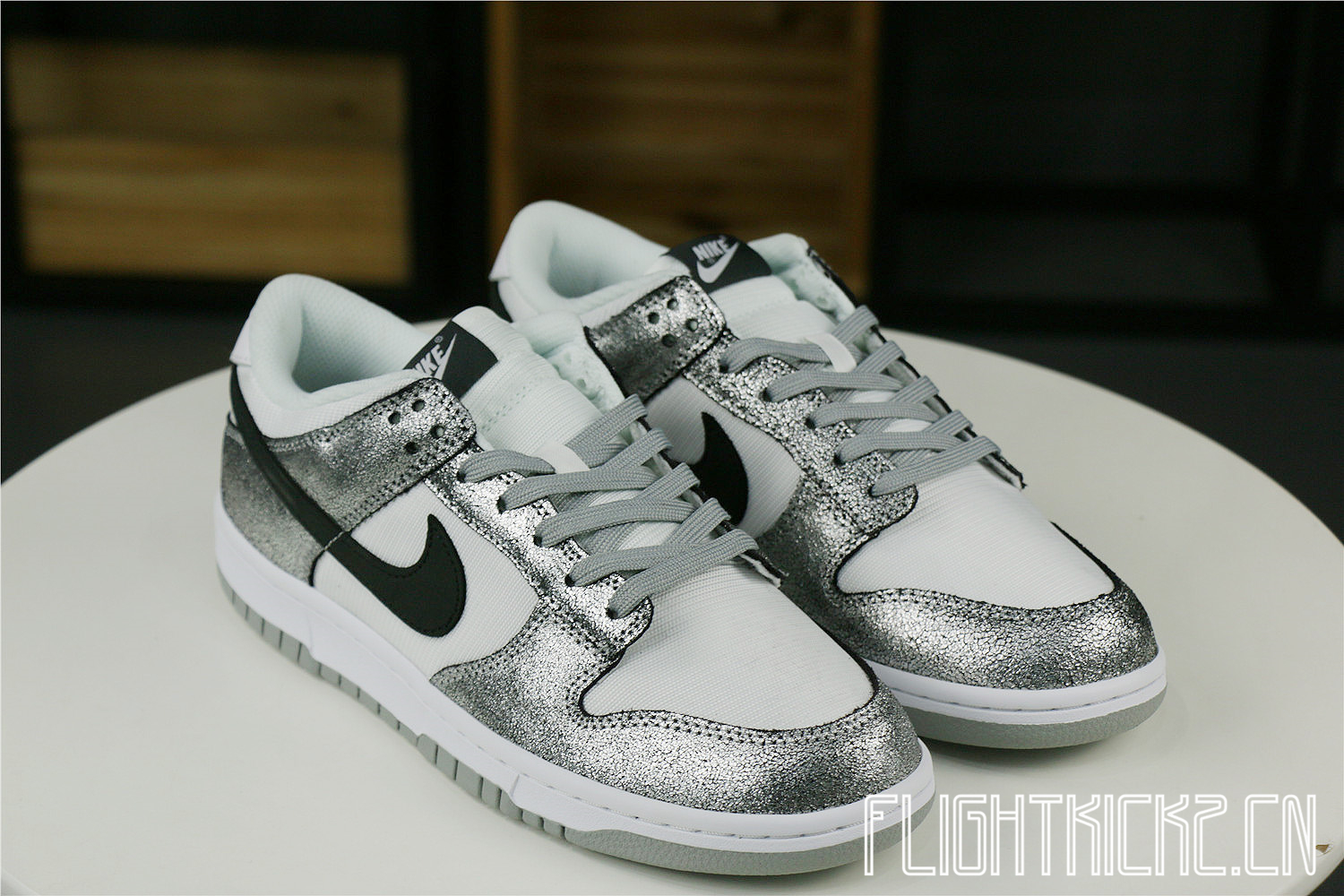 Nike Dunk Low Golden Gals Metallic Silver