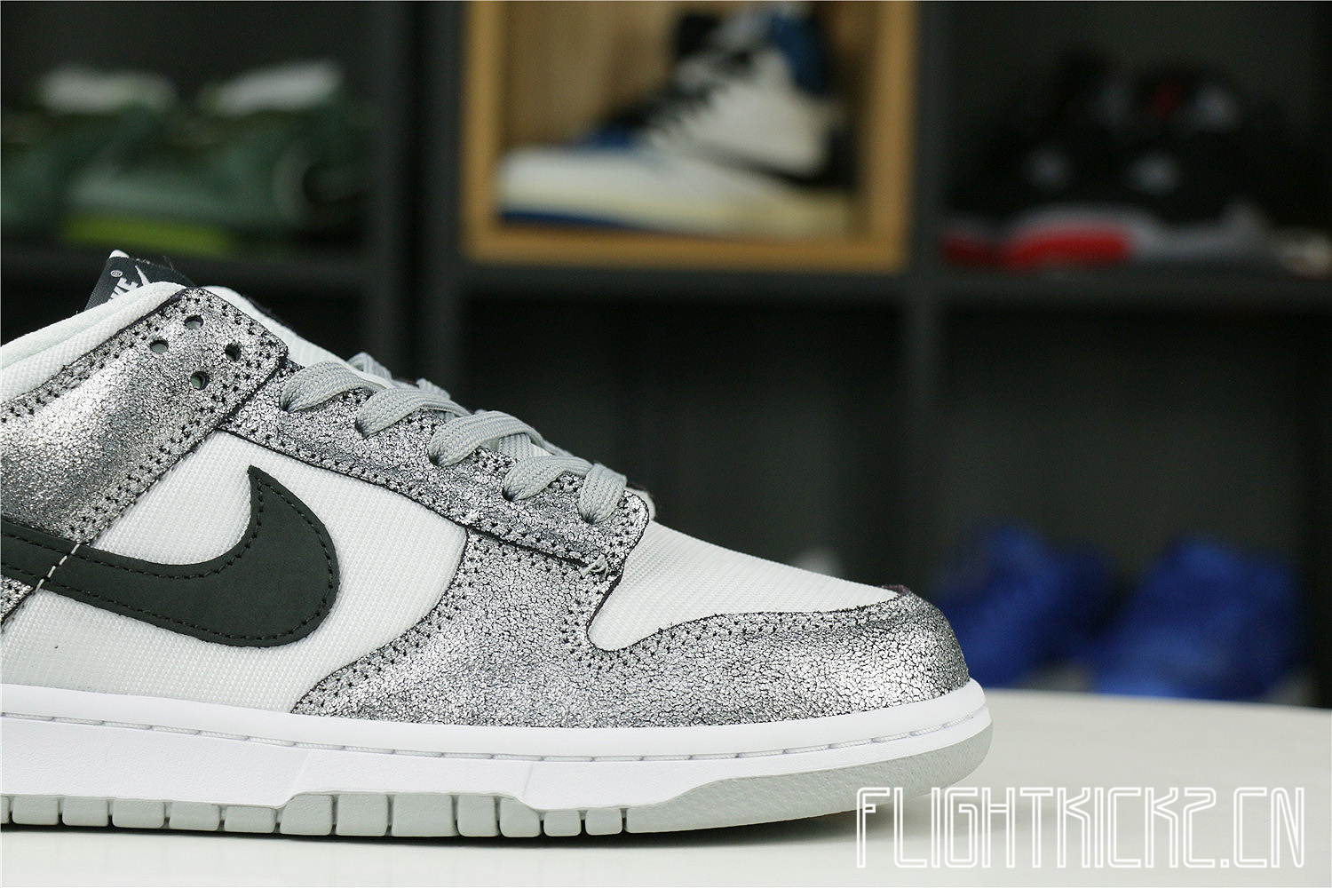 Nike Dunk Low Golden Gals Metallic Silver