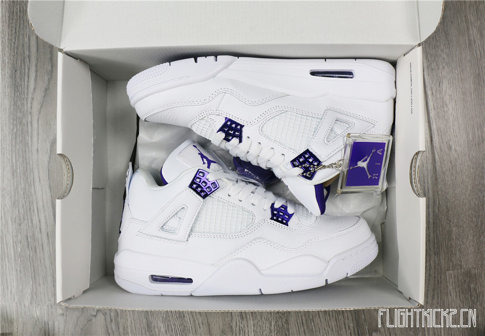 Air Jordan 4 Retro Purple Metallic 2020(LN5 A1 Batch)