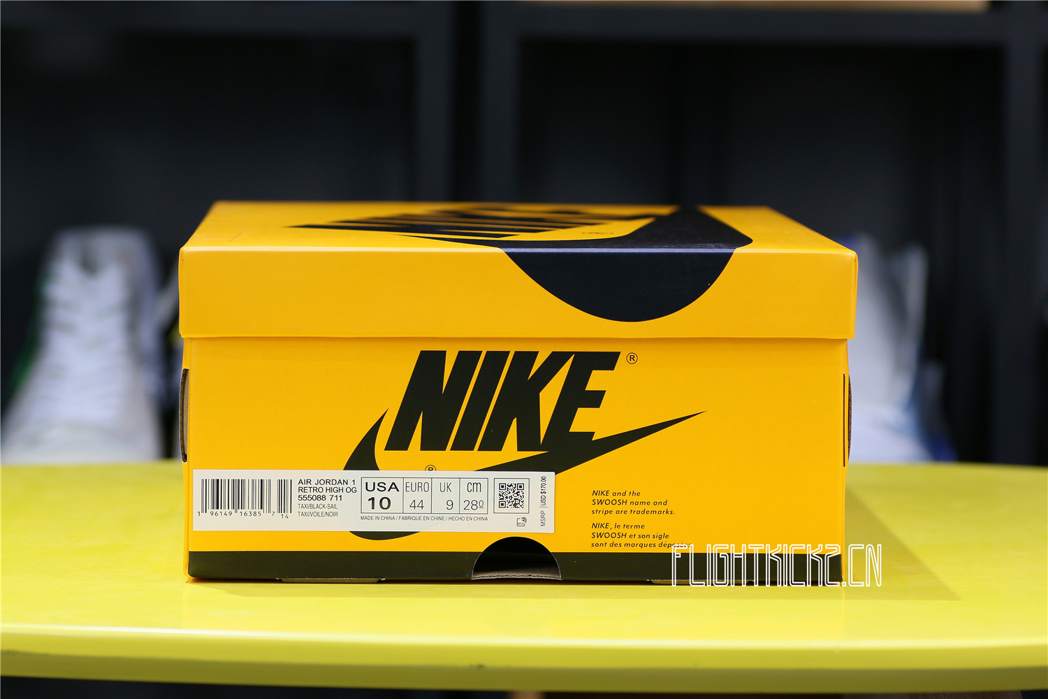 AIR JORDAN 1 RETRO HIGH OG Taxi/ ‘YELLOW TOE’ (LN5 A1 Batch)