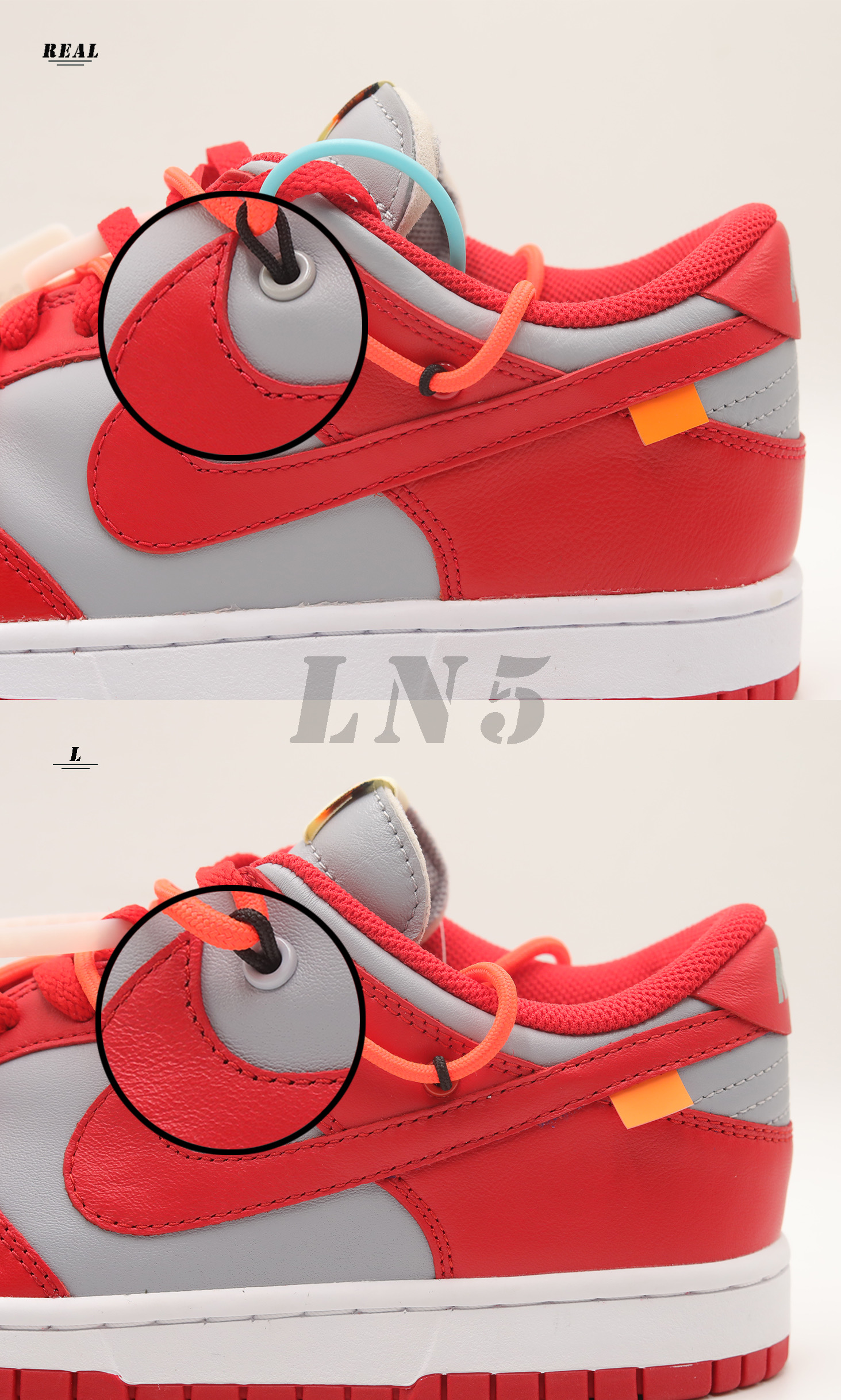 Off White X Nike SB Dunk University Red 2019(LN5 A1 Batch)