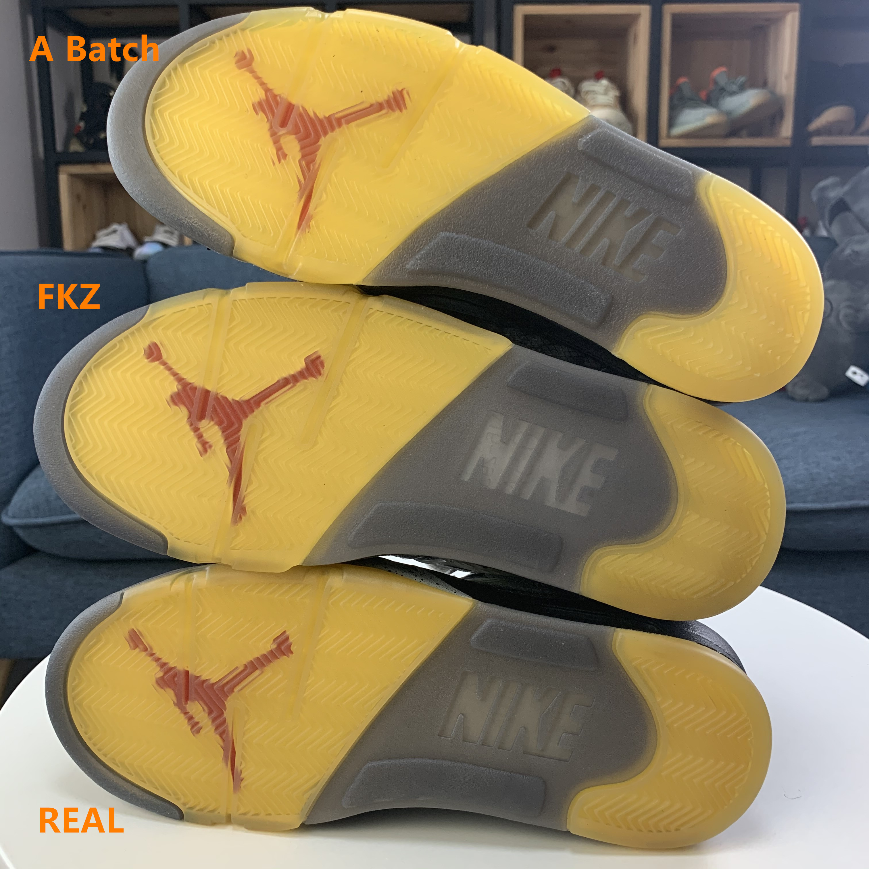 Off White x Air Jordan 5 Retro SP Muslin (LN5 A1 Batch)