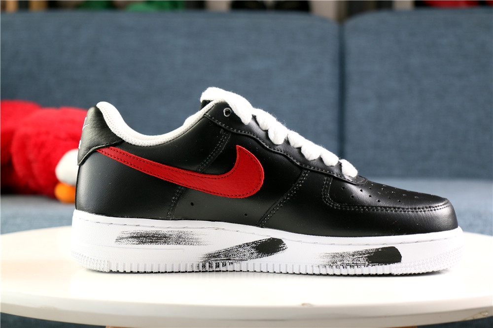 PEACEMINUSONE x Nike Air Force 1 Low Para-noise Black Red