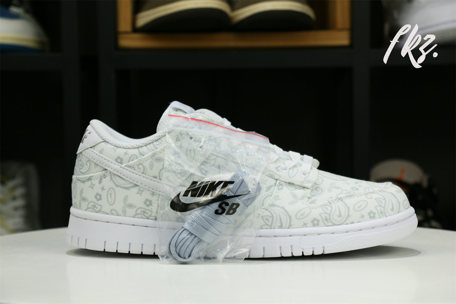Nike Dunk Low White Paisley