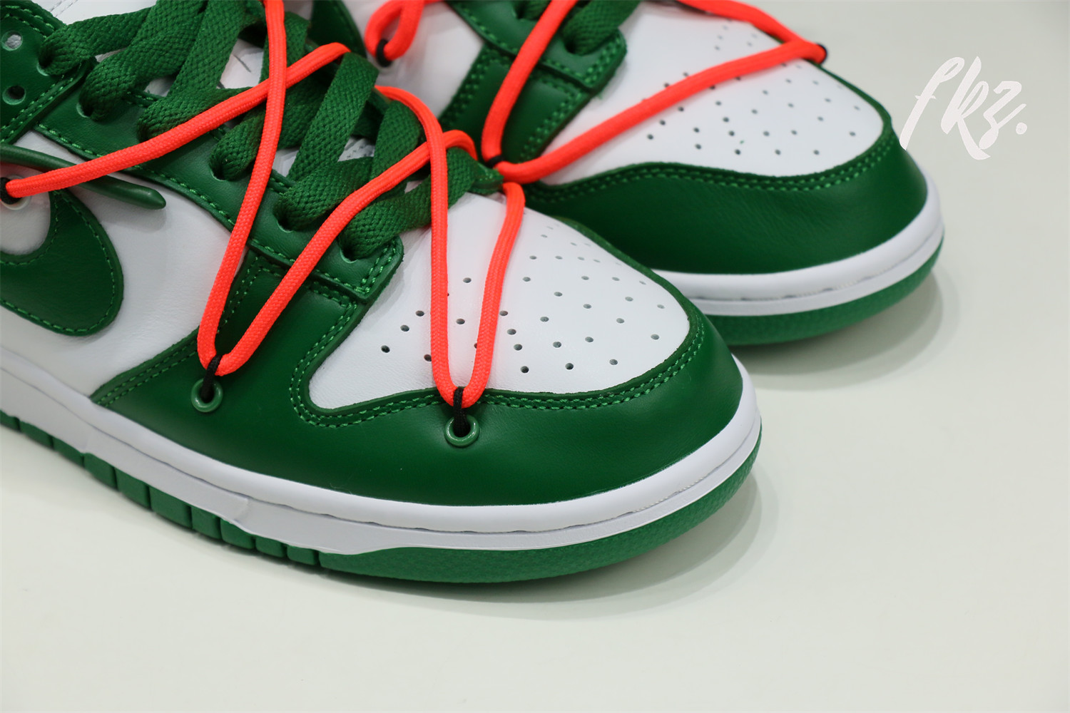 Off White X Nike SB Dunk Pine Green 2019(LN5 A1 Batch)