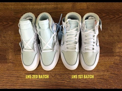 2018 Off White X Air Jordan 1 White (LN5 A1 Batch)