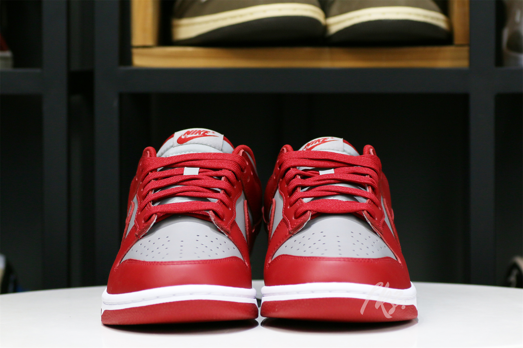 Nike Dunk Low Retro Medium Grey Varsity Red UNLV (2021)(LN5 A1 Batch)
