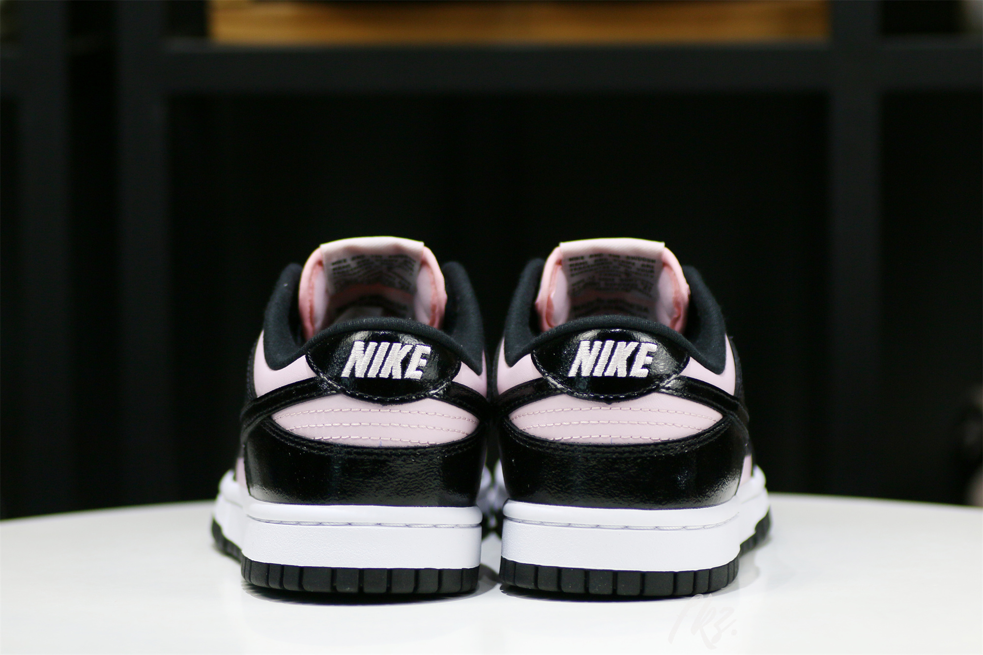 Nike Dunk Low Pink and Black Patent