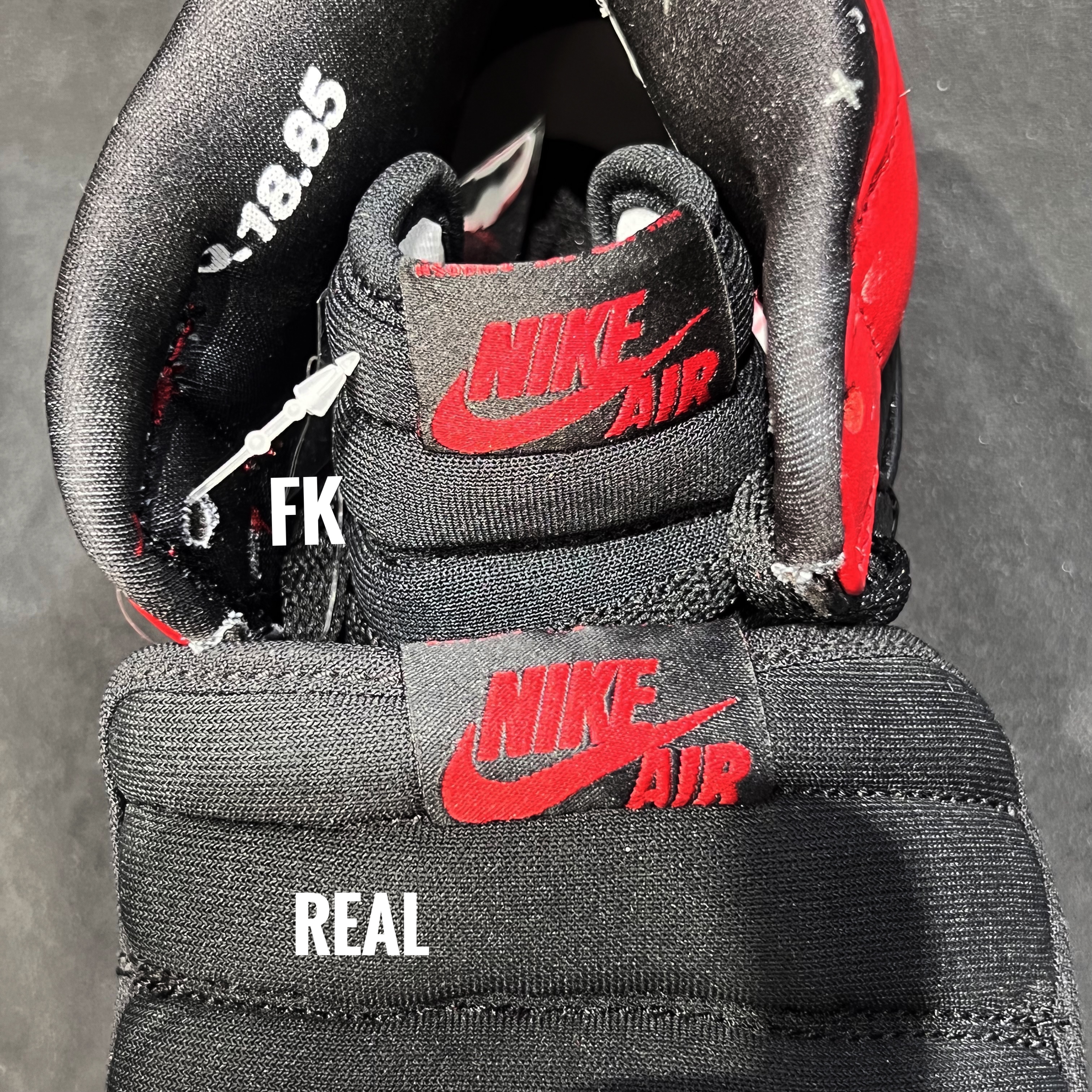 Air Jordan 1 OG Banned/Bred 2011 (LN5 A1 ,Deadstock,with tiny Flaws)