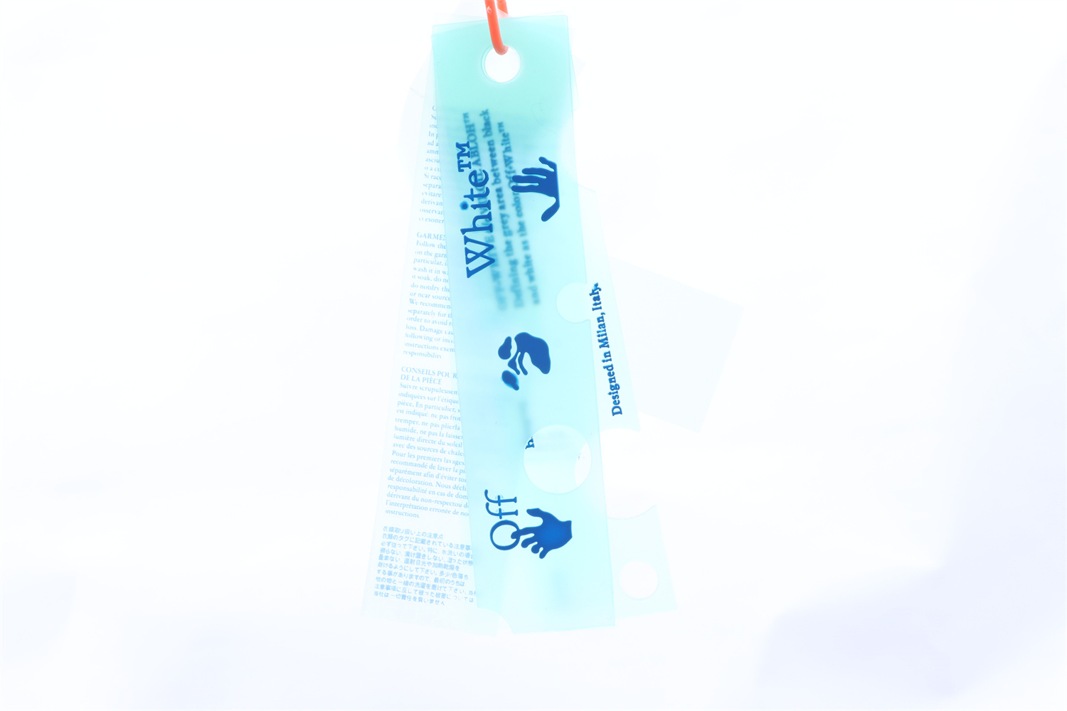 OFF WHITE Mohair Sweater Gradient