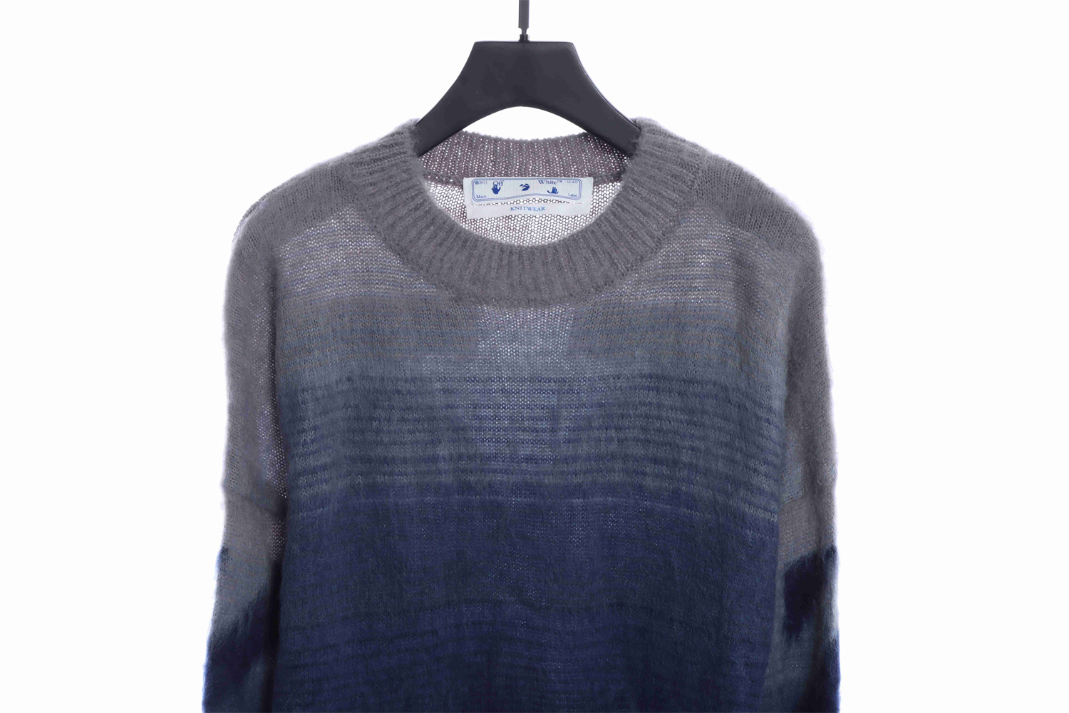 OFF WHITE Mohair Sweater Gradient