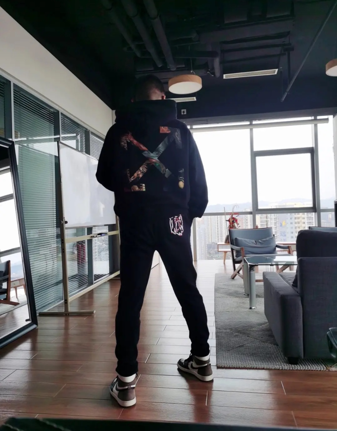 OW Pascal Girls Skull Hoodie