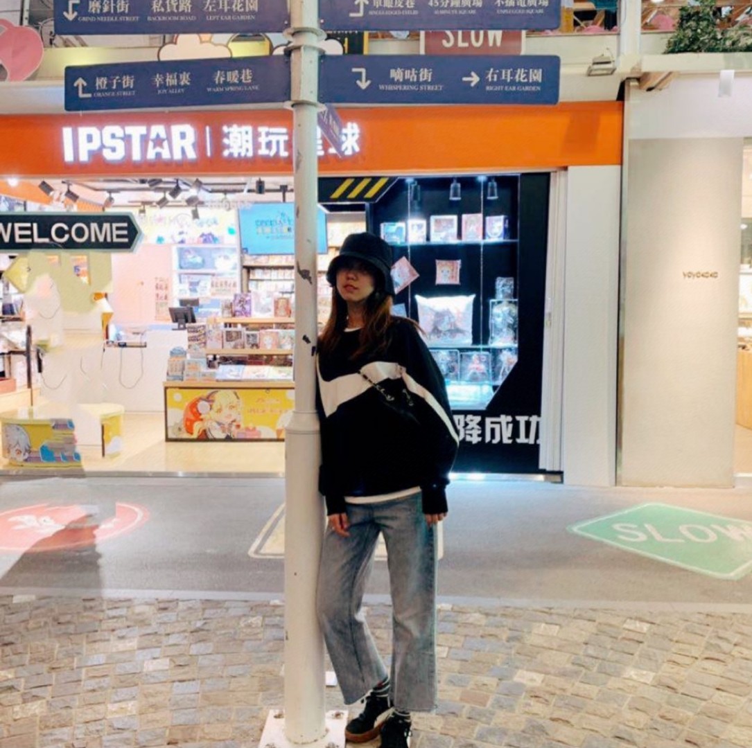 Nike big hook patchwork round neck sweatshirt Hoodie