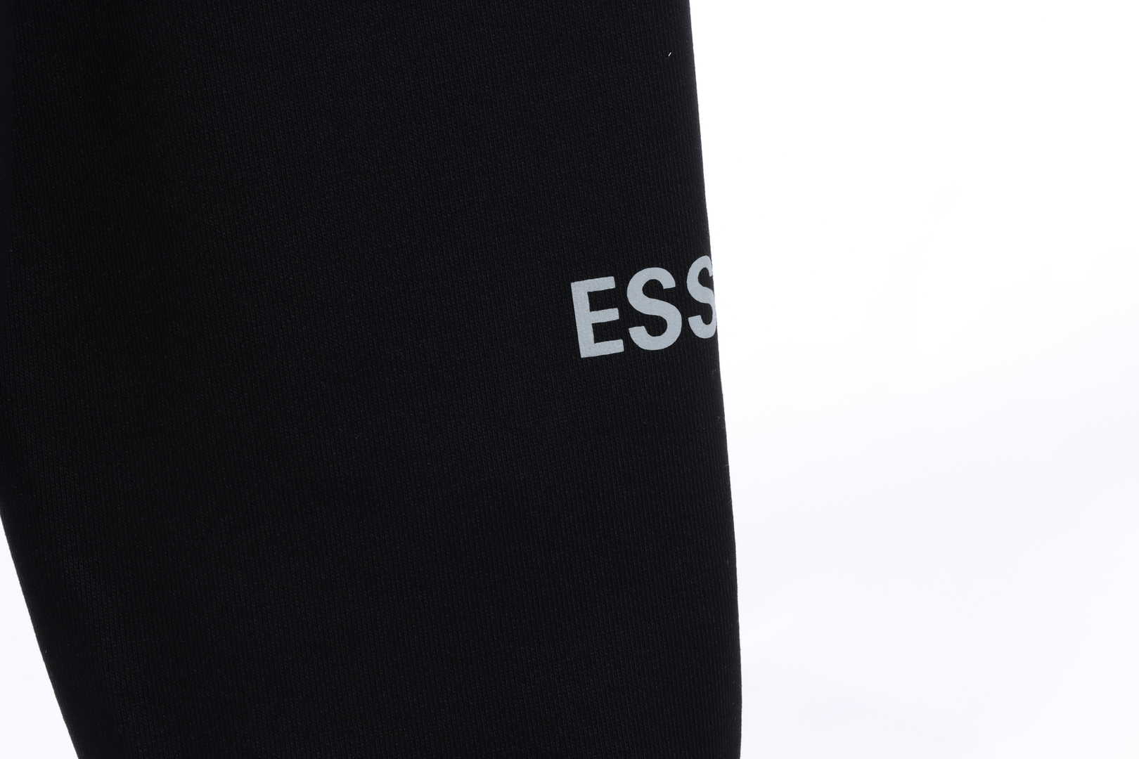 Double Line Back Silicone Lettering Zip Hoodie