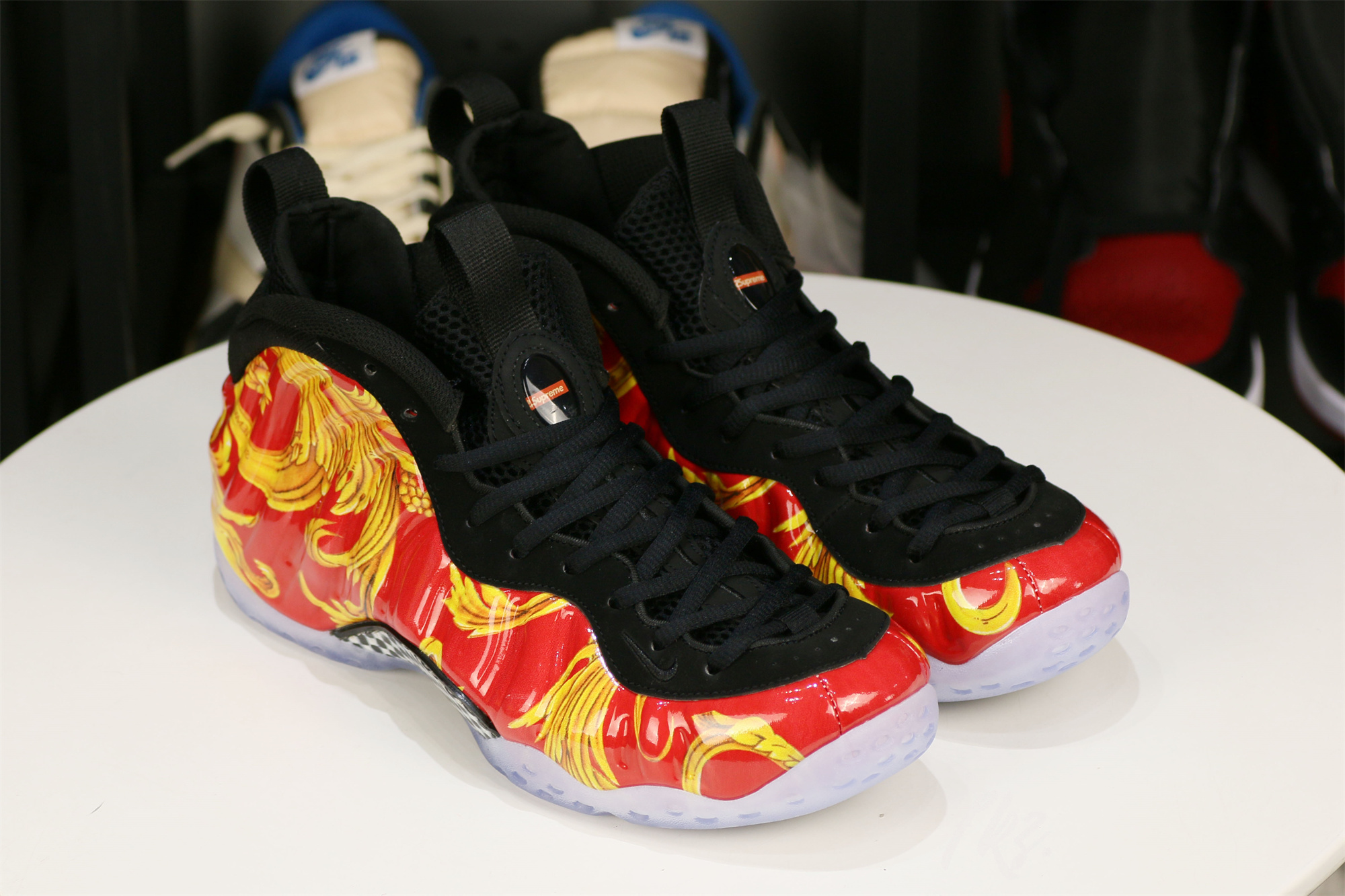 Supeme x Nike Air Foamposite One Red