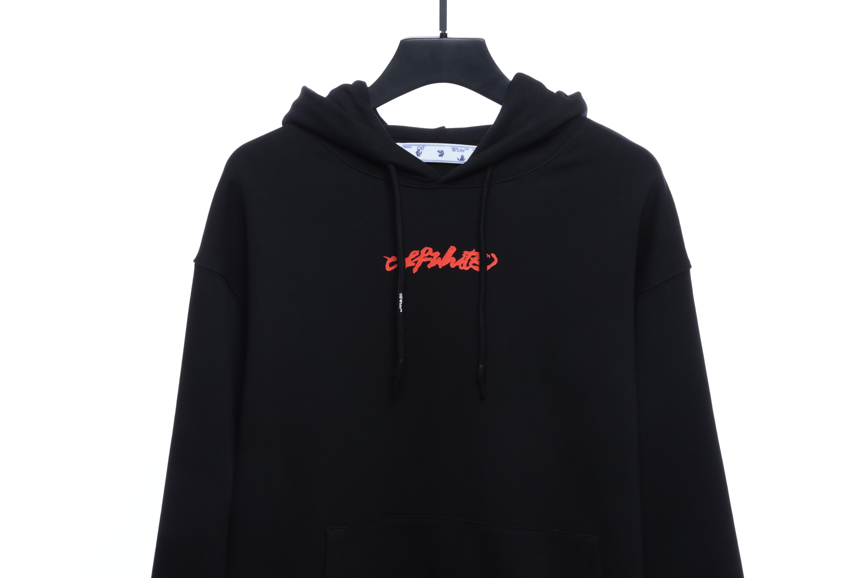 OFFWHITE (OW) environmental limited logo red arrow hoodie