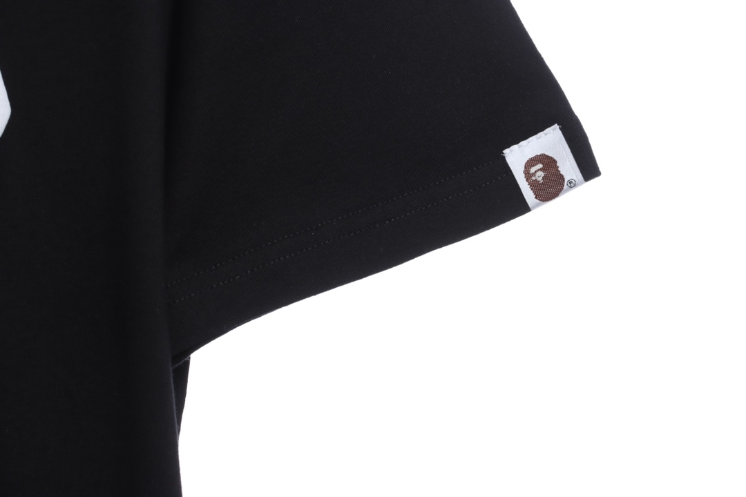 BAPE ape man colorful foam print short sleeves