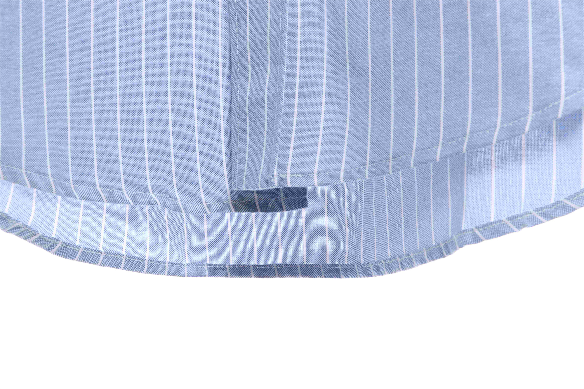 C3 Small Embroidered Vertical Stripe Long Sleeve Shirt