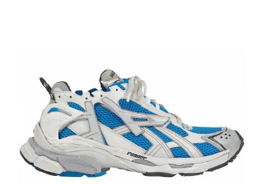 Balenciag* Runner Blue White