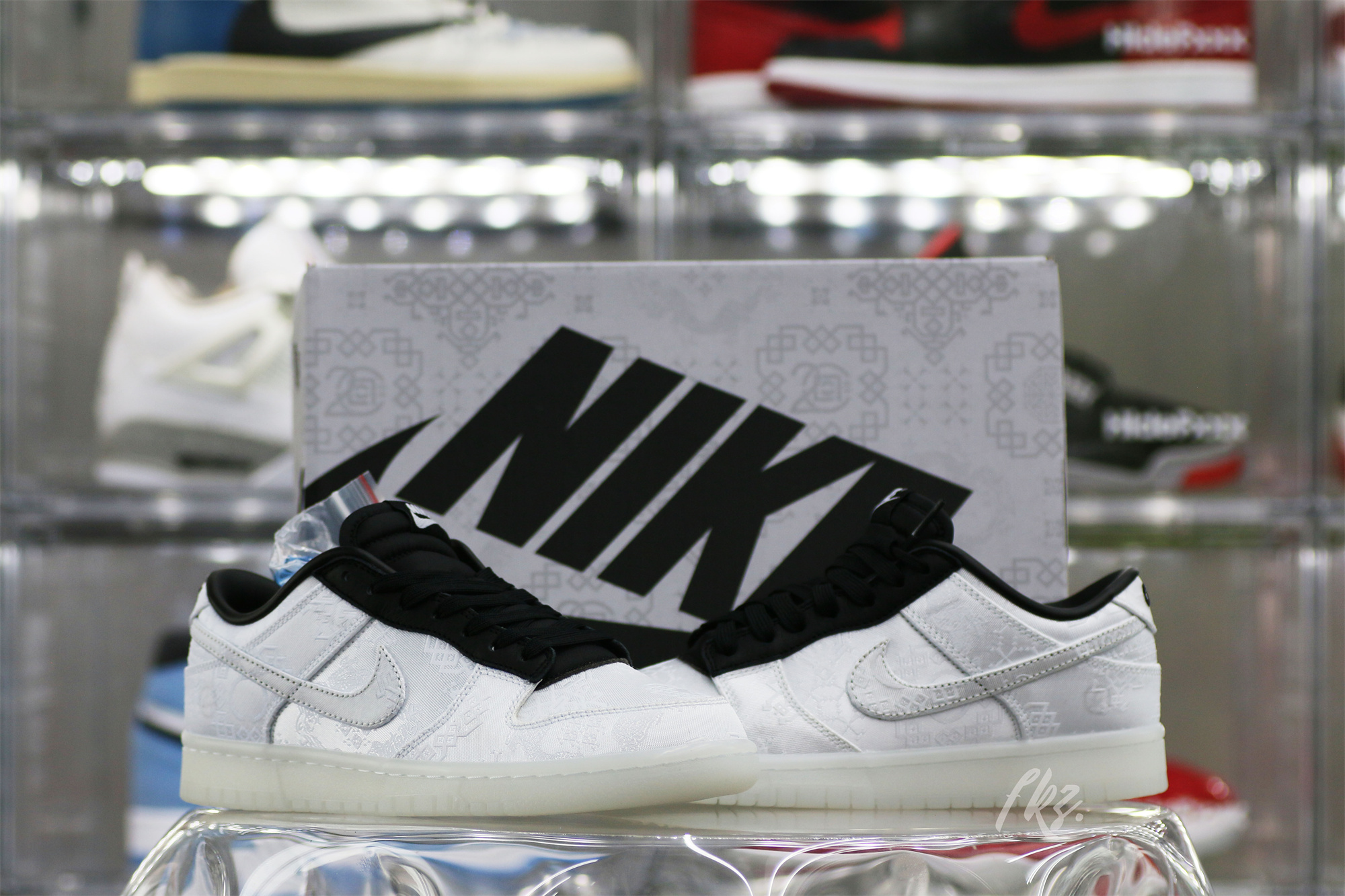 Fragment Design × CLOT × Nike Dunk Low