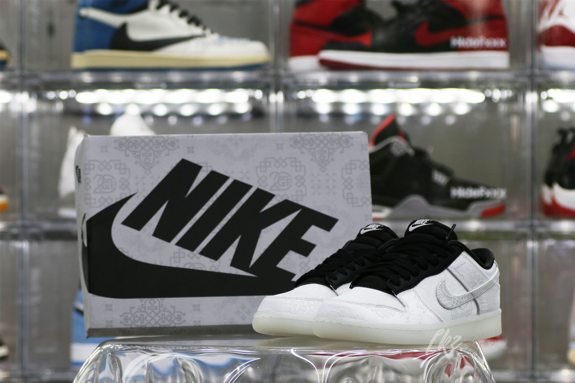 Fragment Design × CLOT × Nike Dunk Low