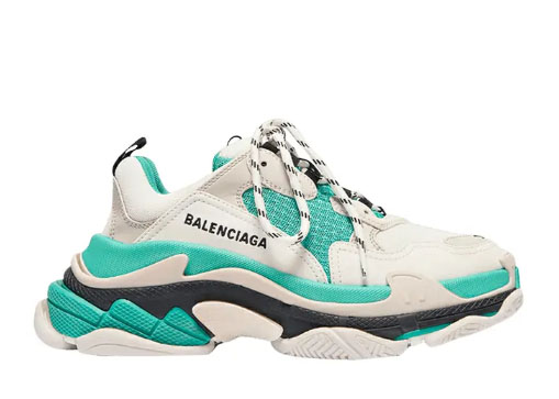 Balenciag* Wmns Triple S ‘White Green’ 2019