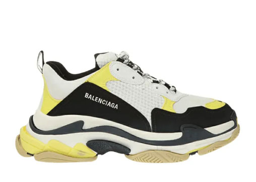 Balenciag* Triple S Sneaker ‘Yellow Black’