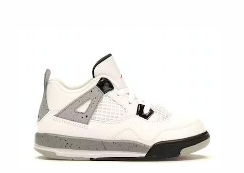 Air Jordan 4 Retro White Cement Toddler
