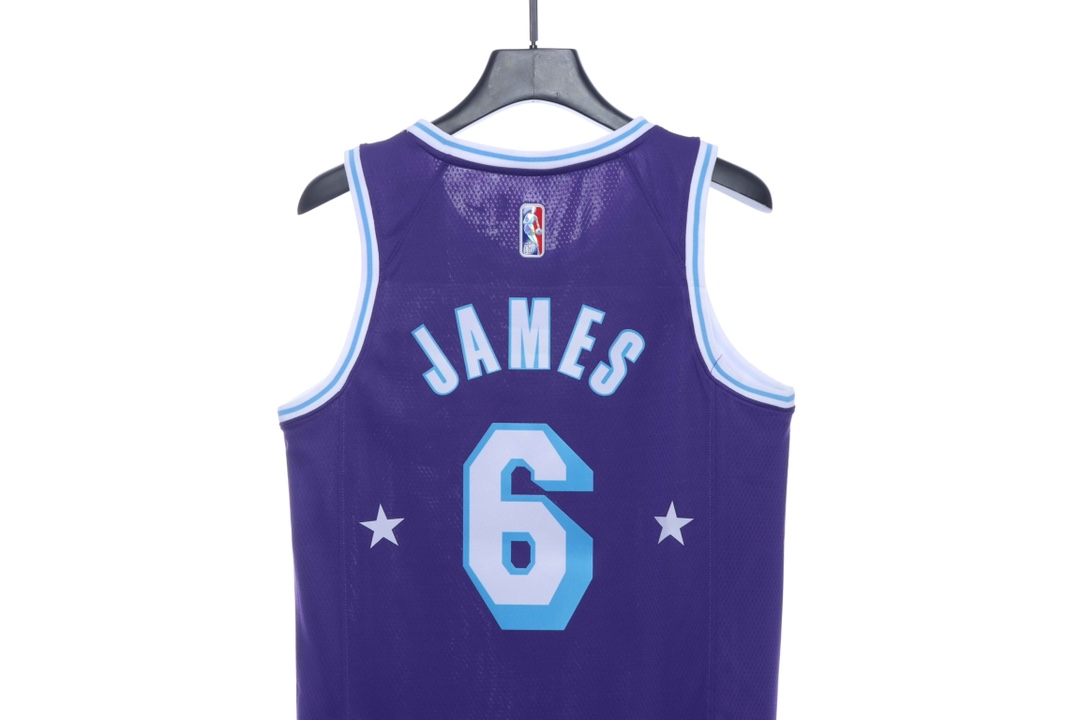 NBA Lakers James James No. 6 jersey