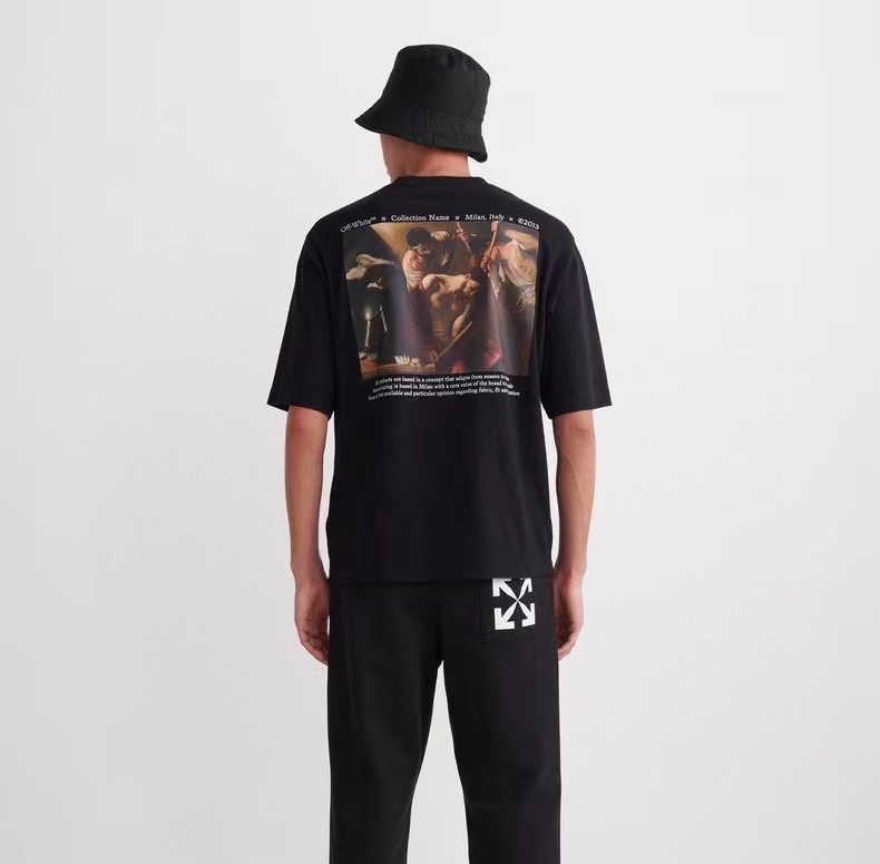 OW classical religious oil painting short sleeve