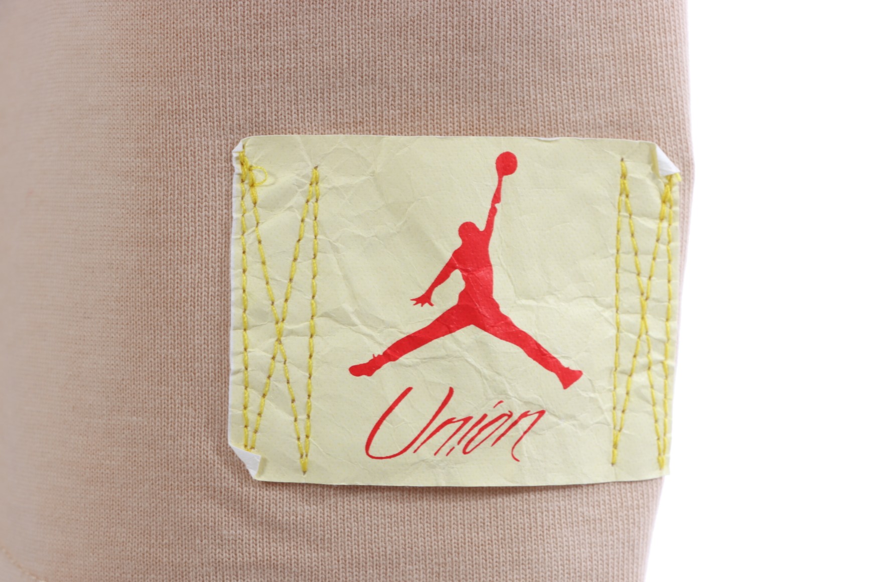 Aj UNION character letter print short sleeve