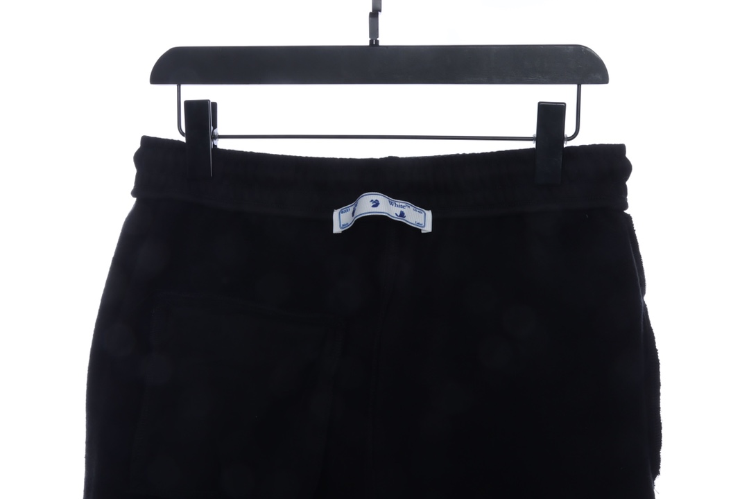 OW purplish red twill shorts