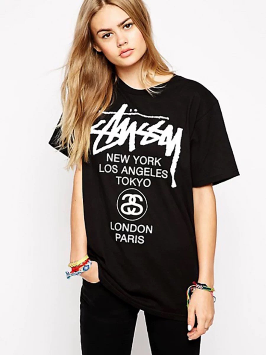 Stussy Classic World Tour Printing short sleeves
