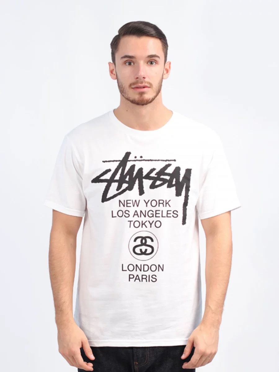 Stussy Classic World Tour Printing short sleeves