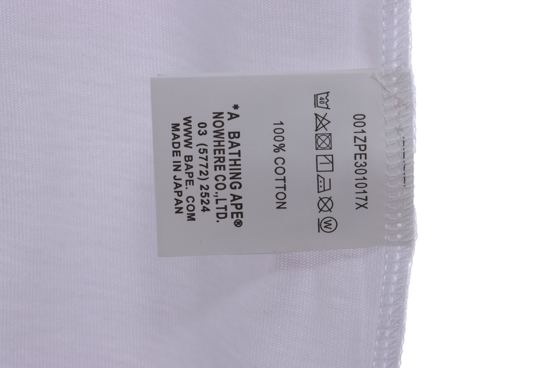 BAPE camouflage ape head reflective letter printing short sleeves