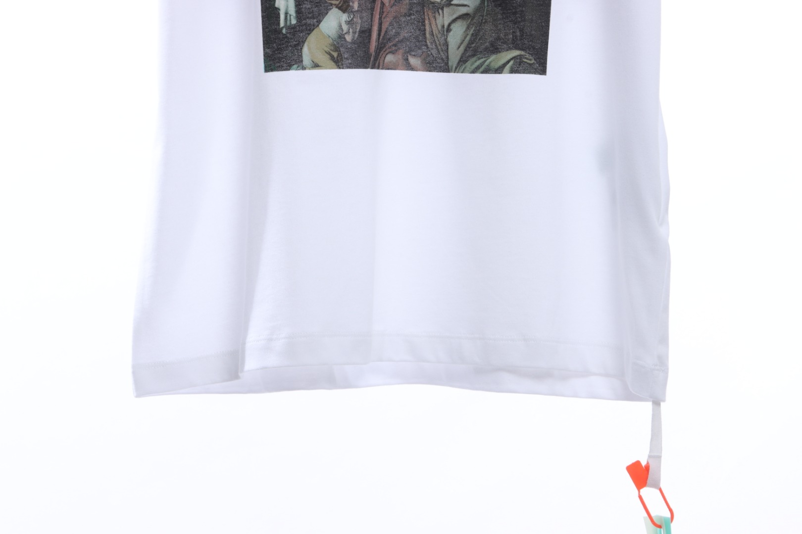 OW colorful religious print short sleeves