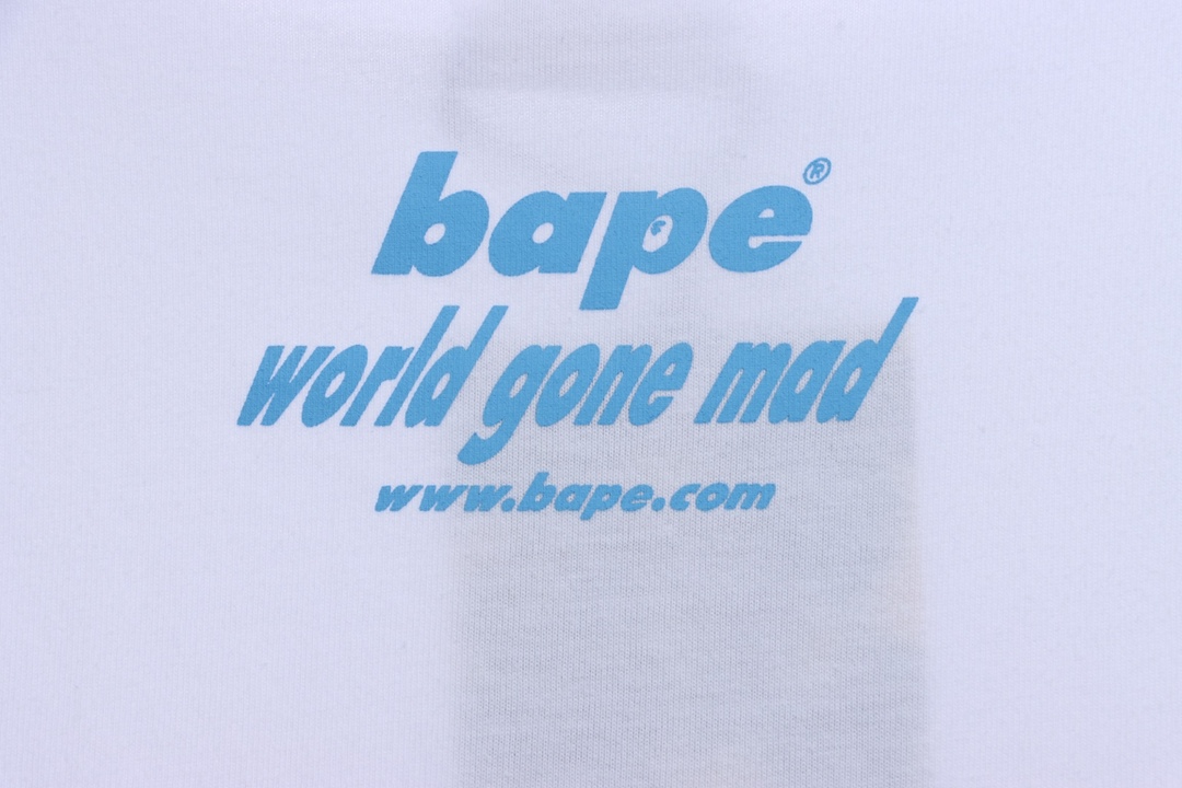 BAPE ape head crazy world series short sleeves