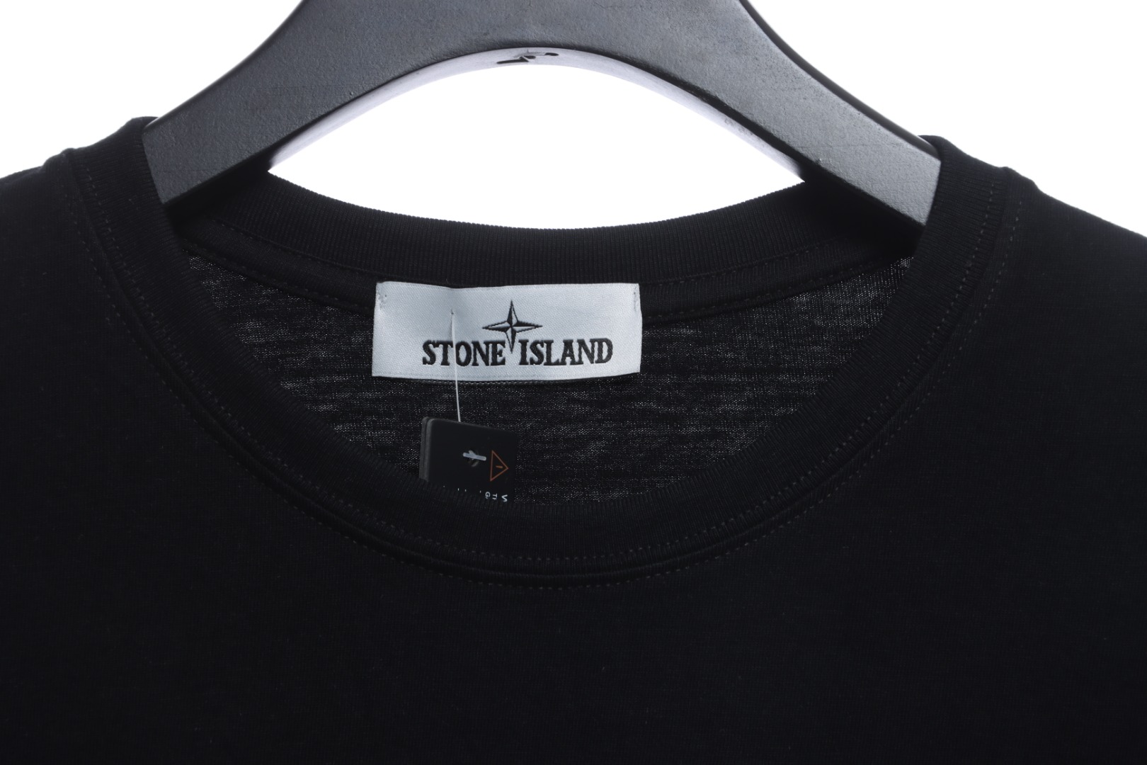 Stone Island Grid Compass Print Short Sleeve