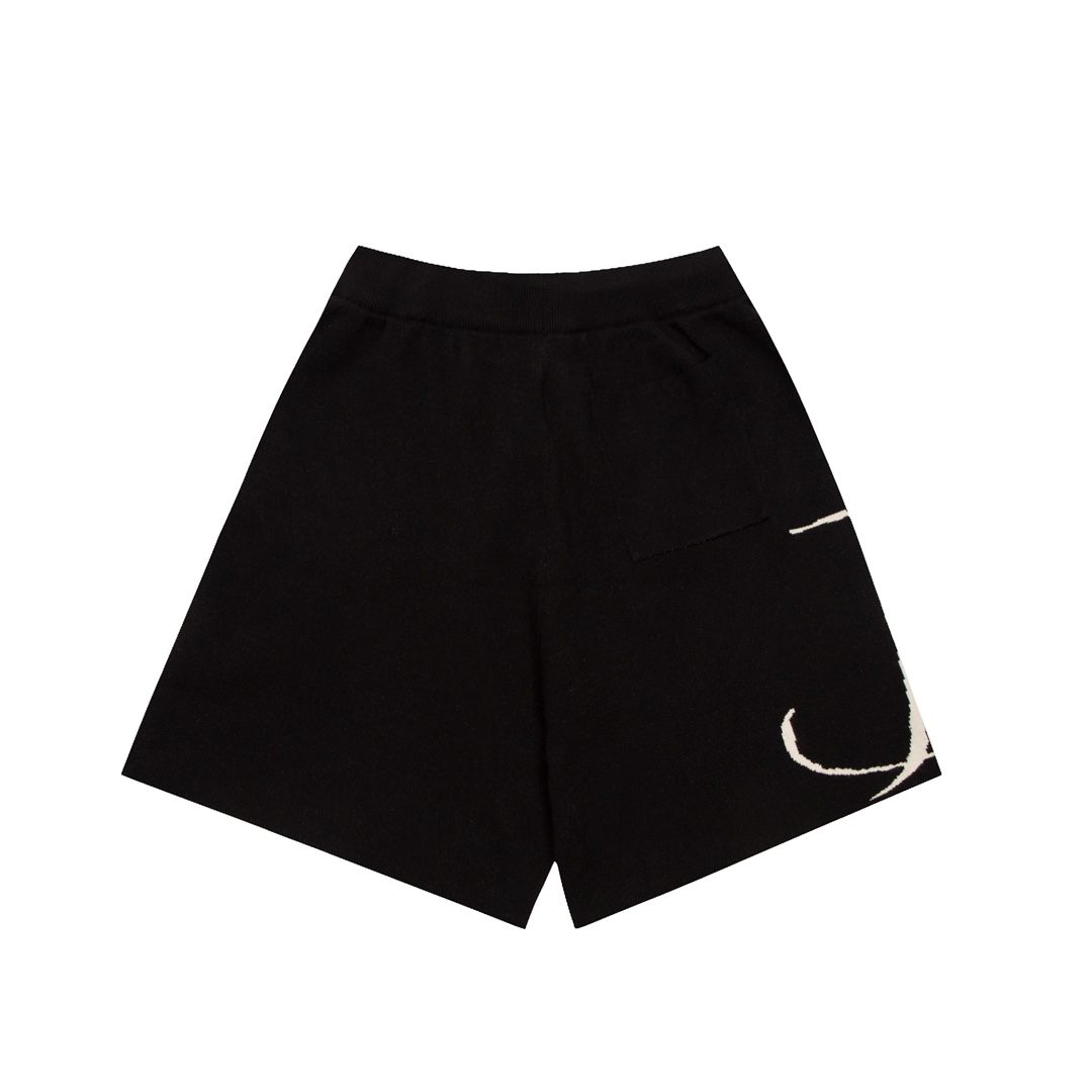 Rhud3 2023ss men’s and women’s knitted jacquard alphabet shorts