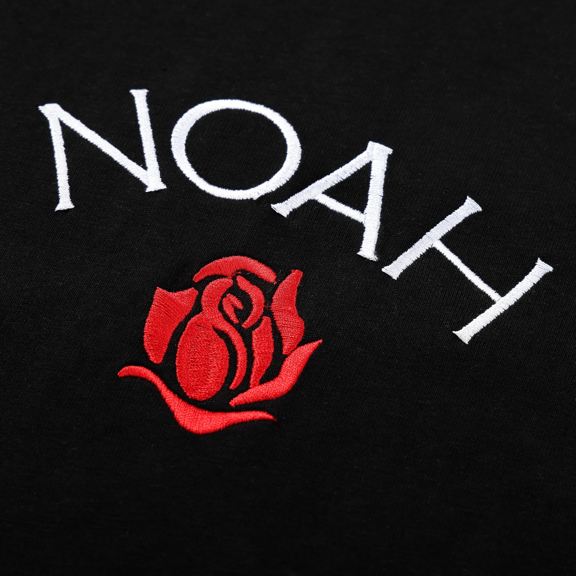 N0ah classic rose embroidery short sleeves